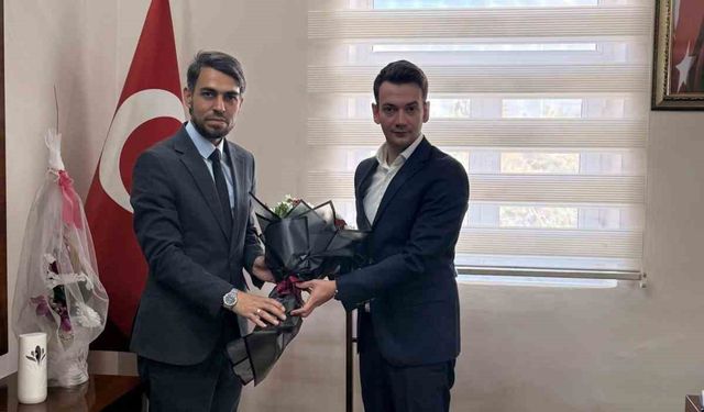 İlçe Müftüsü Aksoy, Kaymakam Aytürk’ü ziyaret etti