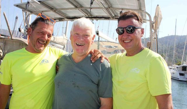 İngiliz denizciyi Türk kaptanlar ve Sahil Güvenlik ekipleri kurtardı