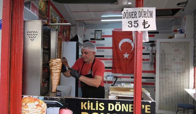 Kilis’te 35 TL’ye döner