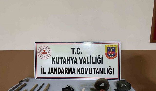 Kütahya’da kaçak kazı yapan 6 şüpheli yakalandı