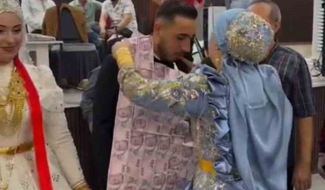 Mardin’de damada 200 liralık banknotlardan oluşan yelek giydirildi