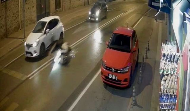 Muratlı’da motosiklet kazası