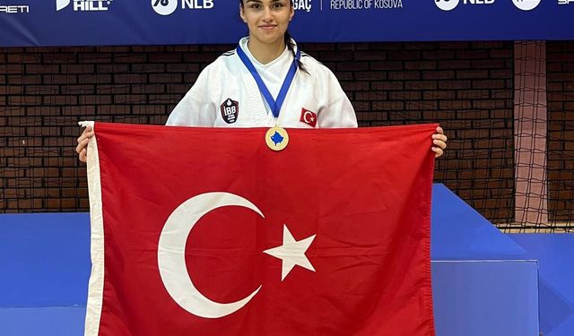 Rizeli Rümeysa, judoda balkan şampiyonu oldu