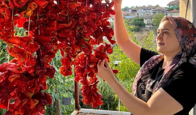 Sarıgöllü kadınlardan kışlık mesaisi