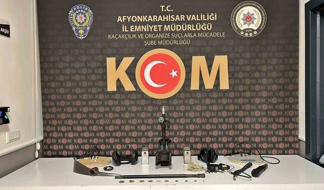 Tarihi sikke ve kazı malzemeleriyle yakalanan 3 kişi gözaltına alındı