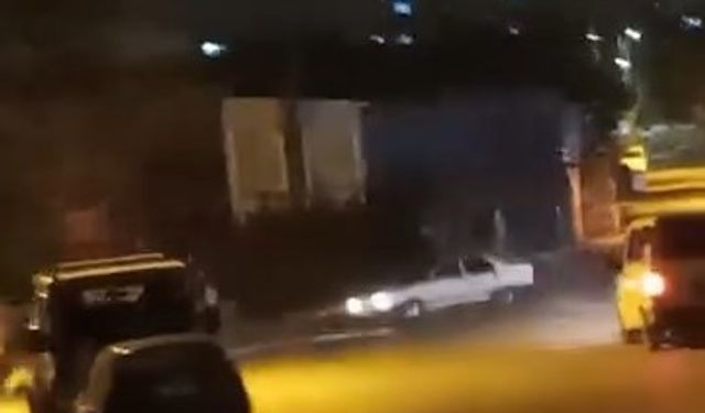 Tofaş marka otomobiliyle defalarca drift yaptı