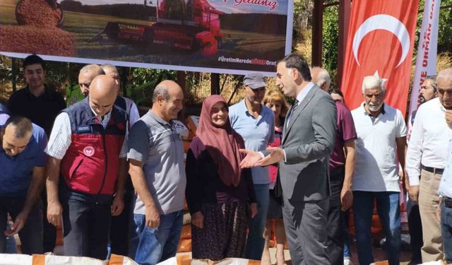 Tunceli’de üreticilere mercimek tohumu dağıtıldı