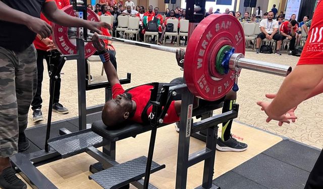 Görme Engelliler Dünya Halter Şampiyonası Mersin’de başladı