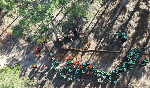 Aydın’da ormancılardan tatbikat