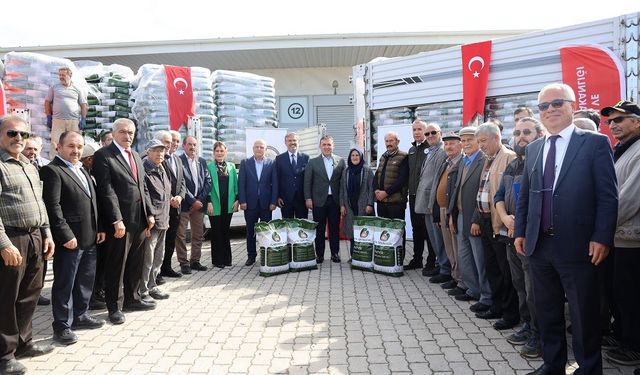 Bilecik’te çiftçilere 508 ton buğday tohumu desteği