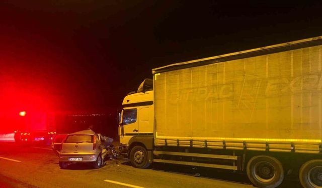 Bolu’da D-100’de feci kaza: 1 ölü