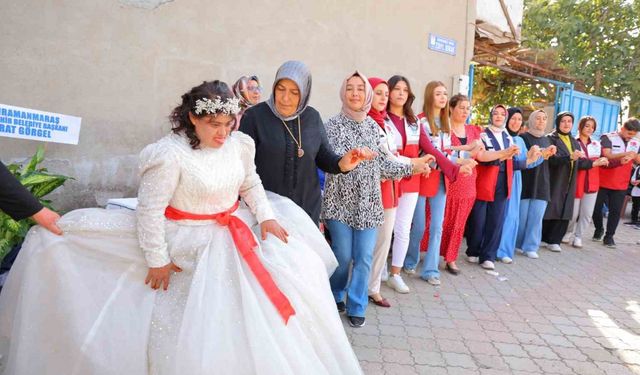 Down sendromlu Melek’in gelinlik hayali gerçek oldu