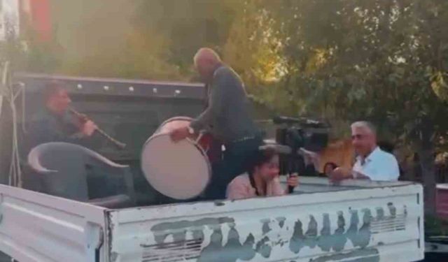 Düğün kameramanının zor anları kamerada: Her şey bir anda oldu