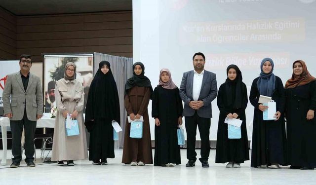 Erzincan’da 2025 Yılı Hafızlık 3. Bölge Yarışması yapıldı