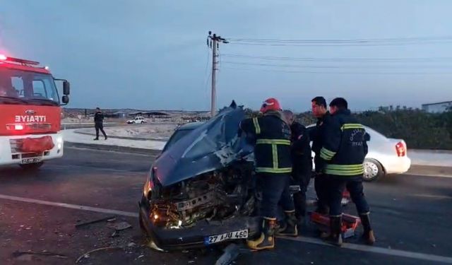 Gaziantep’te 5 aracın karıştığı zincirleme kaza: 3 yaralı