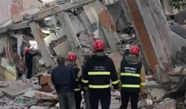 Son dakika: Gebze’de bina çöktü; çok sayıda ekip sevk edildi