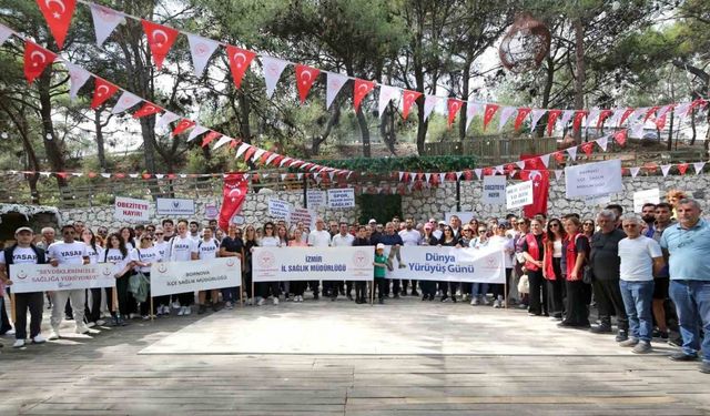 İzmir’de sağlık için doğa yürüyüşü