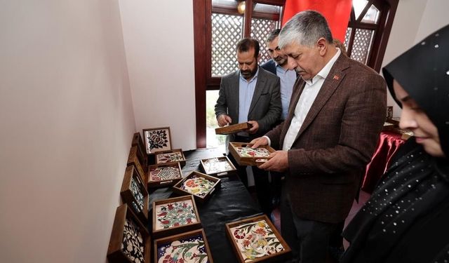 Kadınların el emeği eserlerine tam not