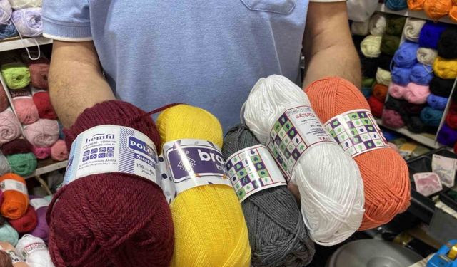 Kıyafet ören vatandaş sayısı azaldı, müşterilerin yüzde 80’i artık hobi için ip alıyor