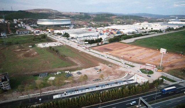 Milli maç için 220 dönümlük dev organizasyon alanı hazır