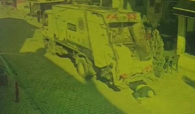 Yaşlı adamın kamyonun altında kalarak öldüğü kaza: Güvenlik kamerası görüntüleri ortaya çıktı