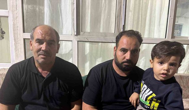 Yorgun merminin isabet ettiği çocuk yaralandı