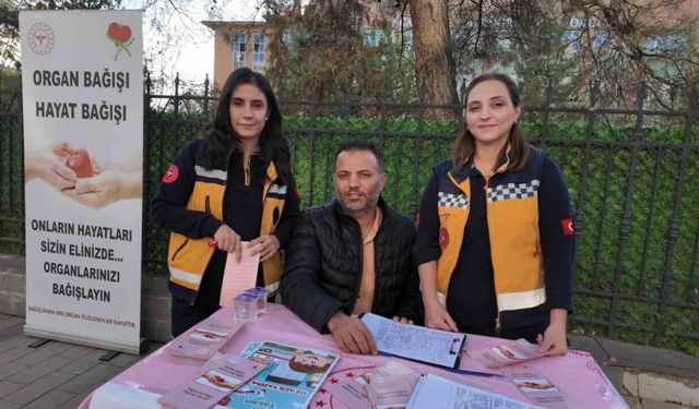 Ablasından karaciğer nakli alan vatandaş tüm organlarını bağışladı