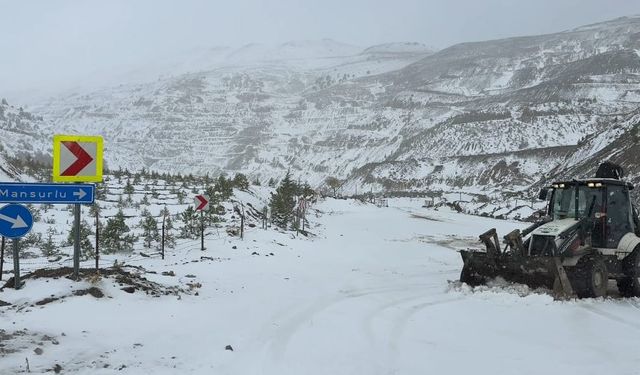 Adana’nın yüksek kesimlerinde kar yağışı etkili oldu