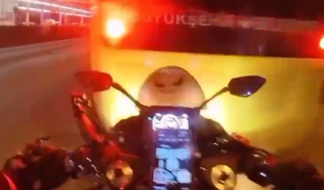 "Allah’ım sana geliyorum" dedi, belediye otobüsüne çarptı