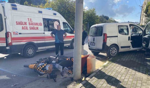 Bursa’da eğitim pistinde feci kaza...Ehliyetsiz genç kuryeye çarptı