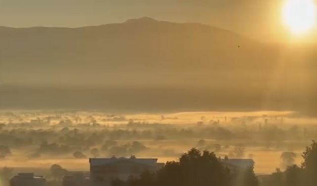 Bursa’da siste kartpostallık görüntüler ortaya çıktı