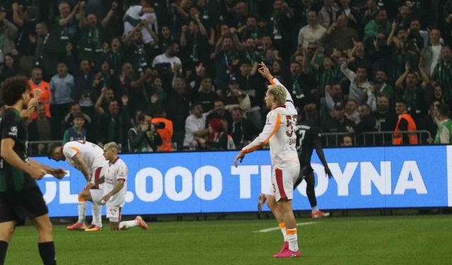 Galatasaray, ligde bu sezon ilk kez yenildi
