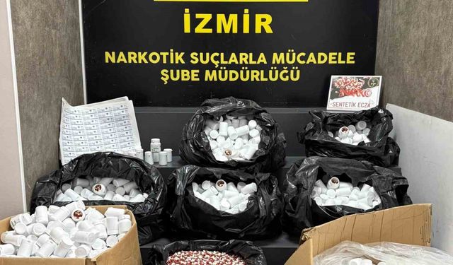 İzmir’de 316 binin üzerinde uyuşturucu hap yakalandı