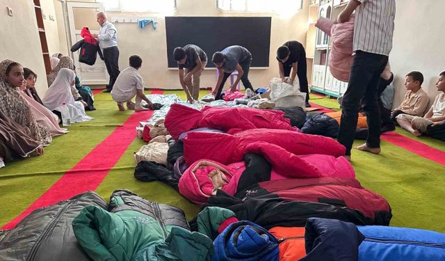 "Kış Gelmeden Sen Gel" Projesiyle minik yürekler ısındı