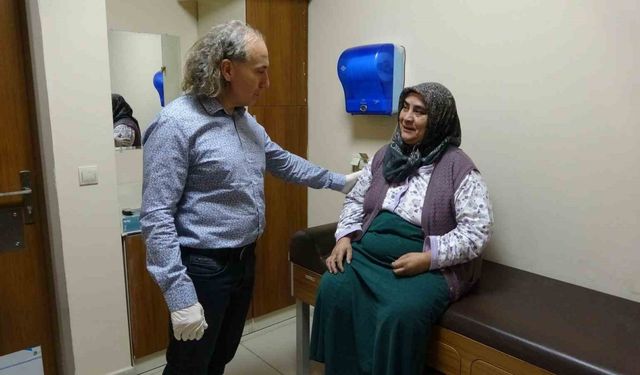 Mersin’de 11 yıl ihmal edilen memedeki 8,5 kiloluk kitle ameliyatla çıkarıldı