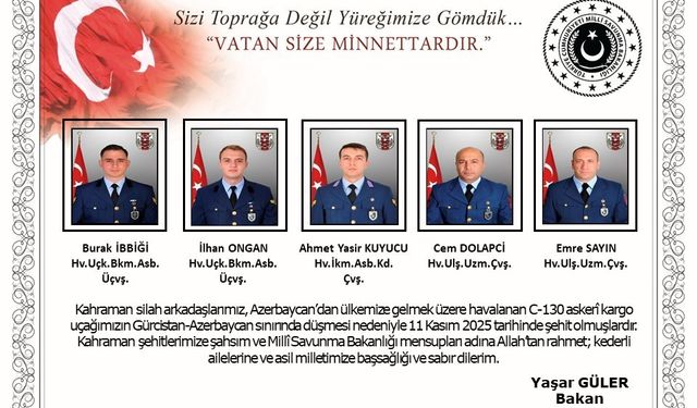 MSB 20 askerin şehit olduğunu açıkladı