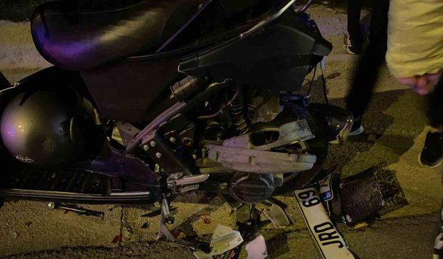 Mudanya’da alkollü sürücü dehşeti: Motosiklete çarpıp kaçtı