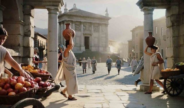 Pompeiopolis Antik Kenti’nde 2 bin yıllık tarih yapay zekayla canlandı