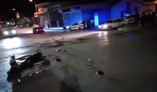 Trafik kazasında sürücülerden birisi kaçtı, diğeri alkollü çıktı