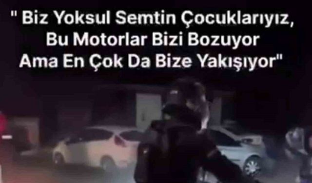 ‘Yoksul semtin çocuklarıyız’ diyerek lastik yakıp, video paylaşan motosikletliye 19 bin TL ceza