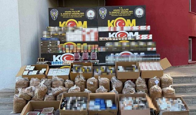 Adana’da kaçakçılık operasyonu: 29 şahsa işlem yapıldı