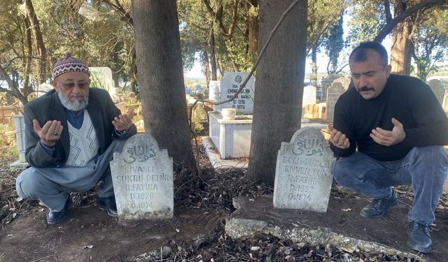 Antalya'da 50 yıl önce hayatını kaybeden iki tarım işçisinin mezarları sahiplerini bekliyor