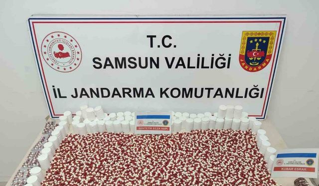 Apartman yöneticisi jandarma tarafından 7 bin uyuşturucu hapla yakalandı