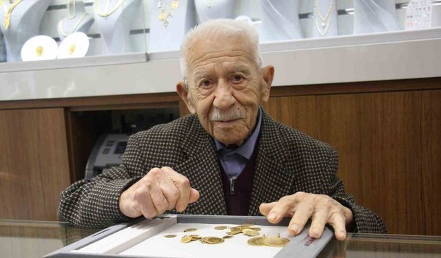 Aydınlı 90 yaşındaki sarraf Bezirgan: "Dürüstlük, iş hayatının altın anahtarıdır"