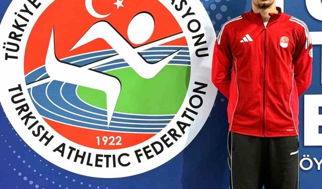 Aydınlı genç atletin hedefi Türkiye rekoru