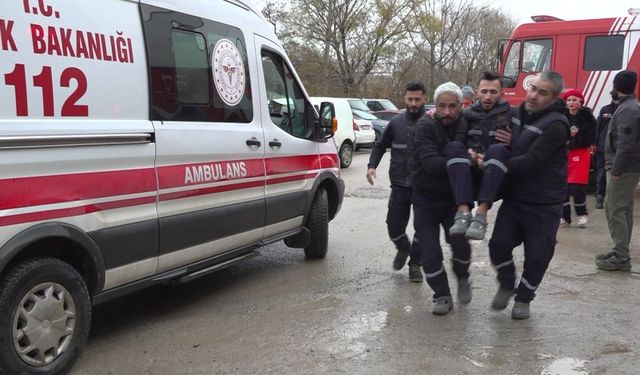 Beton fabrikasında yangın: 2 işçi dumandan etkilendi