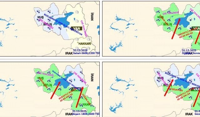 Bölgede kar, fırtına ve çığ uyarısı