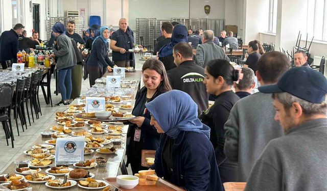 Fabrika işçilerinden yürek ısıtan destek