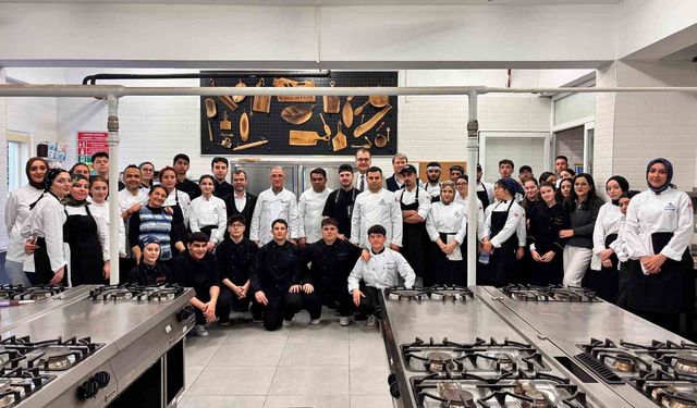 Geleceğin aşçıları balık workshopu yaptı