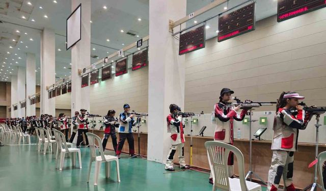 Havalı Silahlar Avrupa Şampiyonası Milli Takım Seçme Yarışmaları Mersin’de sürüyor